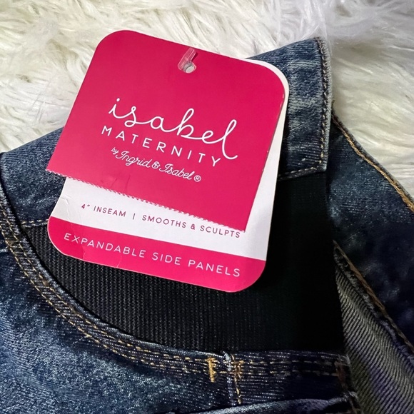NWT Isabel Maternity Midi Shorts -Size 16 - Picture 8 of 8